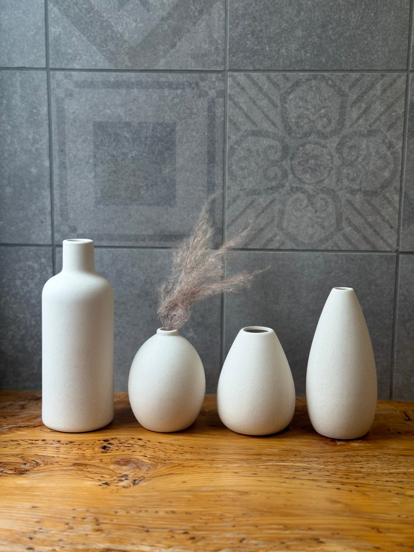Ensemble 4 vases Camilia
