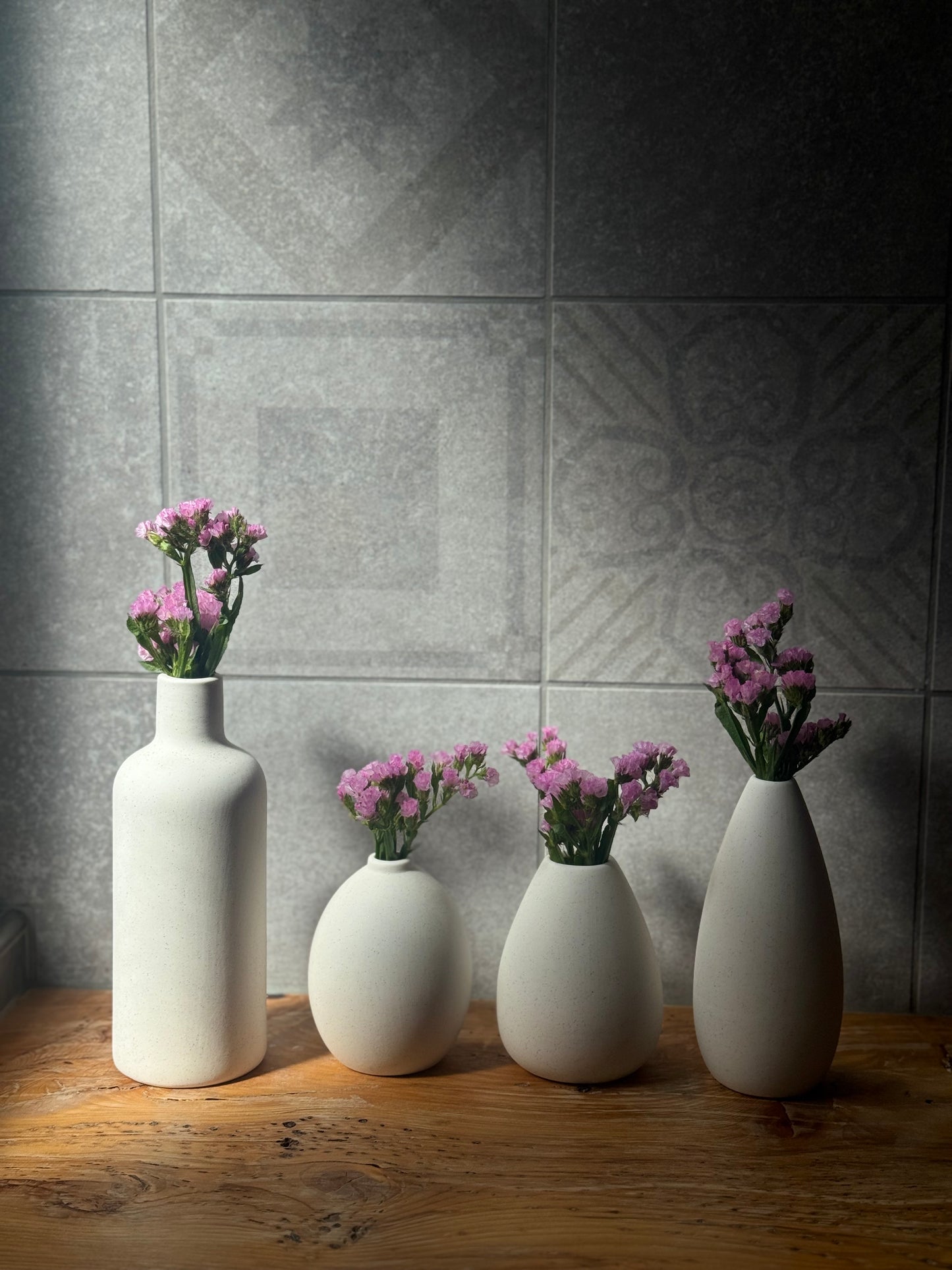 Ensemble 4 vases Camilia