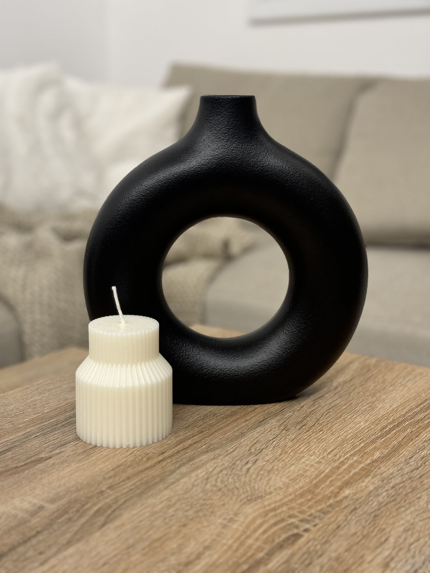 Pack Élégance Déco – LANA & ANA (vase noir)