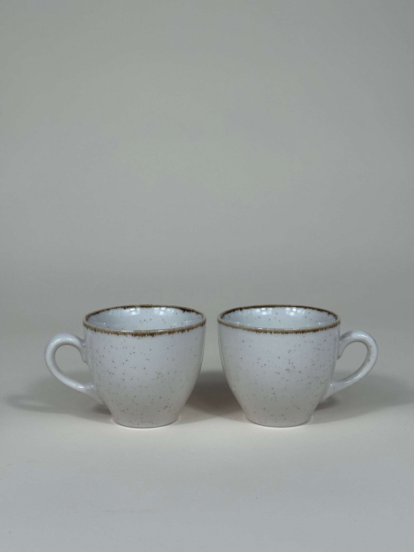 Lot de 2 tasses à café Espresso Terre en porcelaine