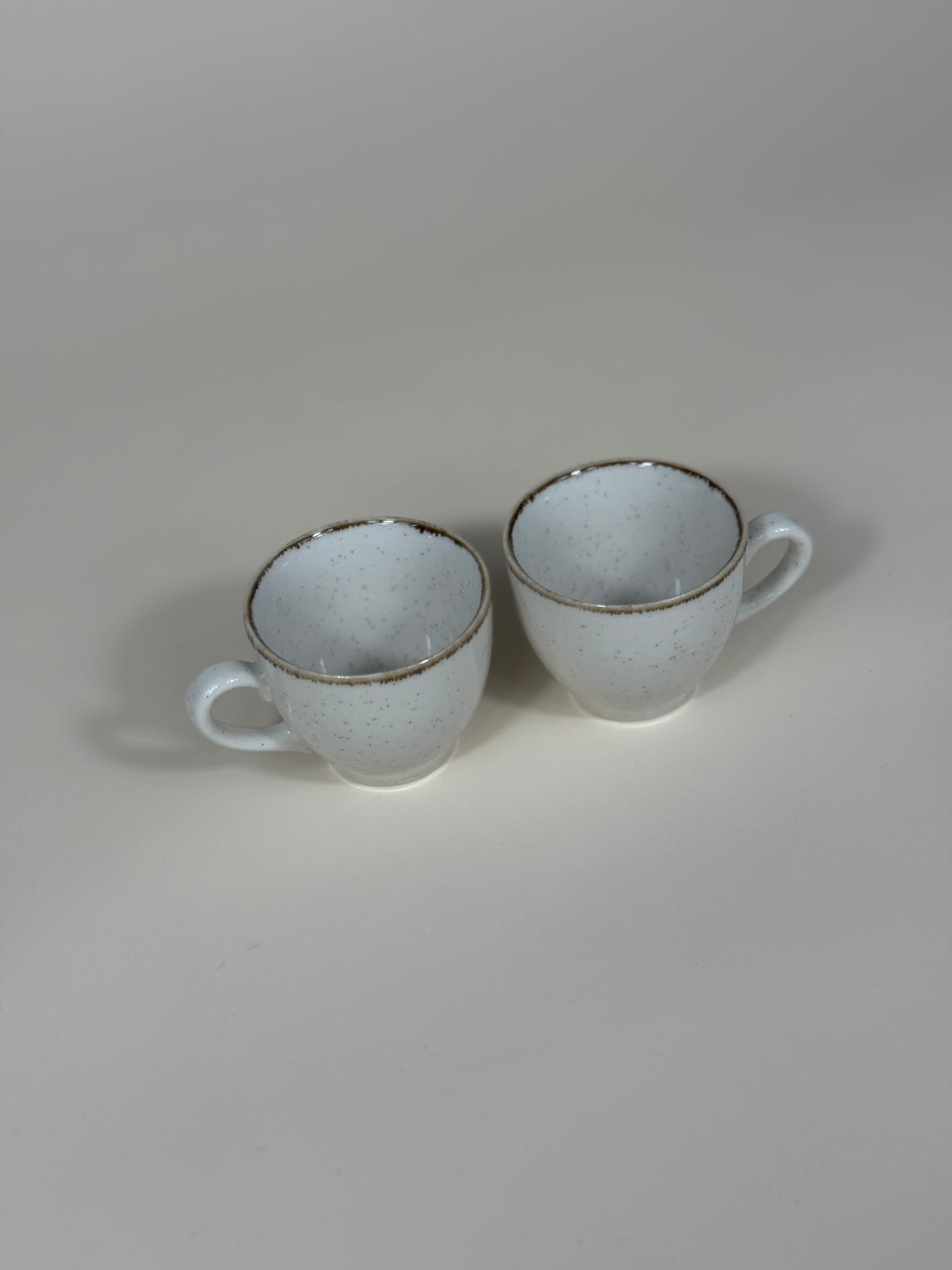 Lot de 2 tasses à café Espresso Terre en porcelaine